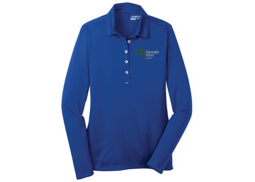 Nike Ladies Long Sleeve Dri-FIT Stretch Tech Polo image thumbnail