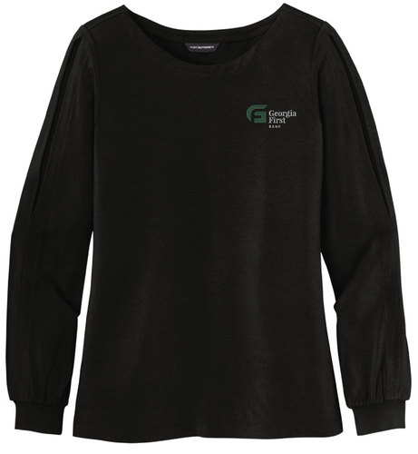 Port Authority ® Ladies Luxe Knit Jewel Neck Top image thumbnail