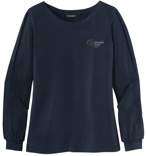 Port Authority ® Ladies Luxe Knit Jewel Neck Top image thumbnail
