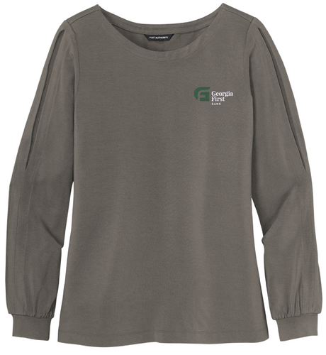 Port Authority ® Ladies Luxe Knit Jewel Neck Top image thumbnail