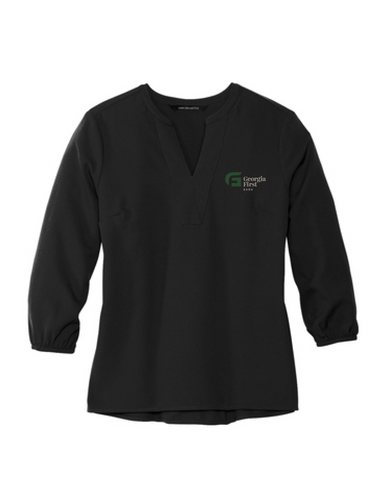 Mercer+Mettle™ Women's Stretch Crepe 3/4-Sleeve Blouse image thumbnail