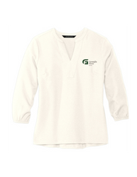 Image of Mercer+Mettle™ Women's Stretch Crepe 3/4-Sleeve Blouse