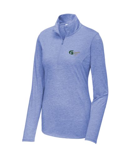 Sport-Tek ® Ladies PosiCharge ® Tri-Blend Wicking 1/4-Zip Pullover image thumbnail