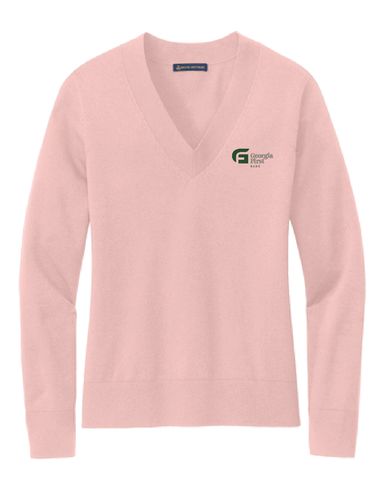 Brooks Brothers® Women’s Cotton Stretch V-Neck Sweater image thumbnail
