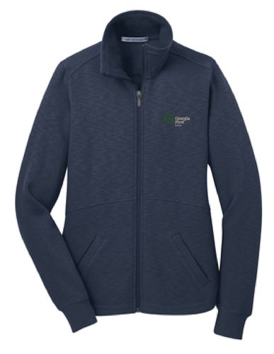 Port Authority® Ladies Slub Fleece Full-Zip Jacket image thumbnail