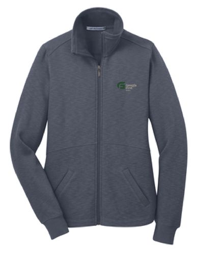 Port Authority® Ladies Slub Fleece Full-Zip Jacket image thumbnail
