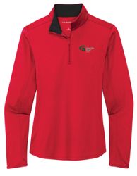 Image of Port Authority ® Ladies Silk Touch ™ Performance 1/4-Zip