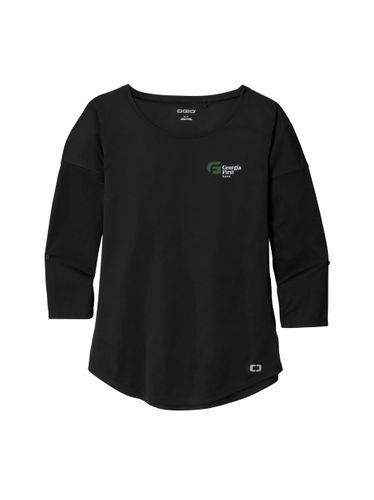 OGIO® Ladies Gravitate Scoop 3/4-Sleeve image thumbnail