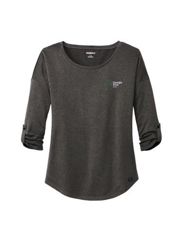 OGIO® Ladies Gravitate Scoop 3/4-Sleeve image thumbnail
