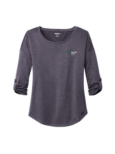 OGIO® Ladies Gravitate Scoop 3/4-Sleeve image thumbnail