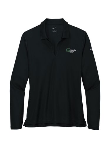 Nike Ladies Dri-FIT Micro Pique 2.0 Long Sleeve Polo image thumbnail