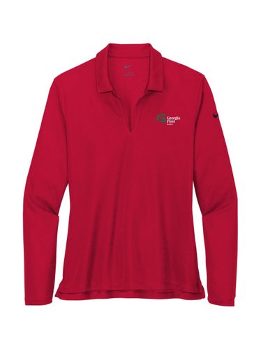 Nike Ladies Dri-FIT Micro Pique 2.0 Long Sleeve Polo image thumbnail