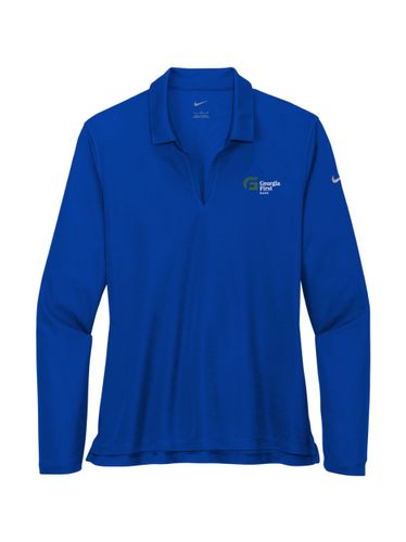 Nike Ladies Dri-FIT Micro Pique 2.0 Long Sleeve Polo image thumbnail