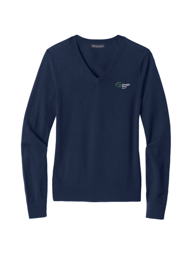 Brooks Brothers ® Women’s Washable Merino V-Neck Sweater image thumbnail
