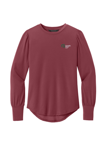 Mercer+Mettle® Women’s Stretch Jersey Long Sleeve Blouson Top image thumbnail
