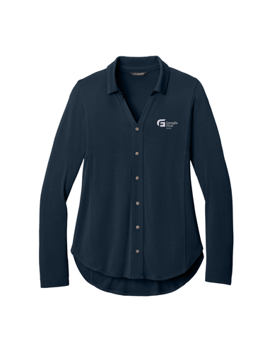 Port Authority® Women’s Luxe Knit Button Tunic image thumbnail