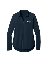 Image of Port Authority® Women’s Luxe Knit Button Tunic