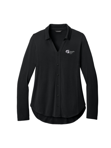 Port Authority® Women’s Luxe Knit Button Tunic image thumbnail
