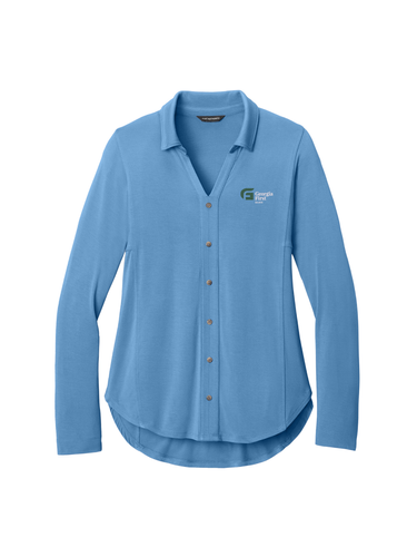 Port Authority® Women’s Luxe Knit Button Tunic image thumbnail