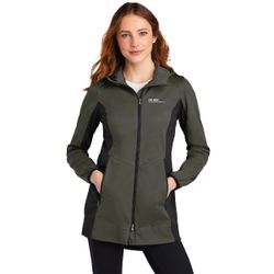 Image of Port Authority® Ladies' Hooded Soft Shell Jacket