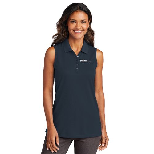 Port Authority® Ladies Dry Zone® UV Micro-Mesh Sleeveless Polo image thumbnail
