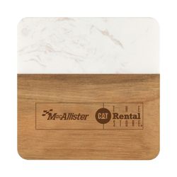 Image of Acacia & Slate Square Coaster Gift