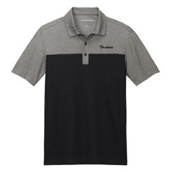 Image of Port Authority Fine Pique Bleck Blocked Polo