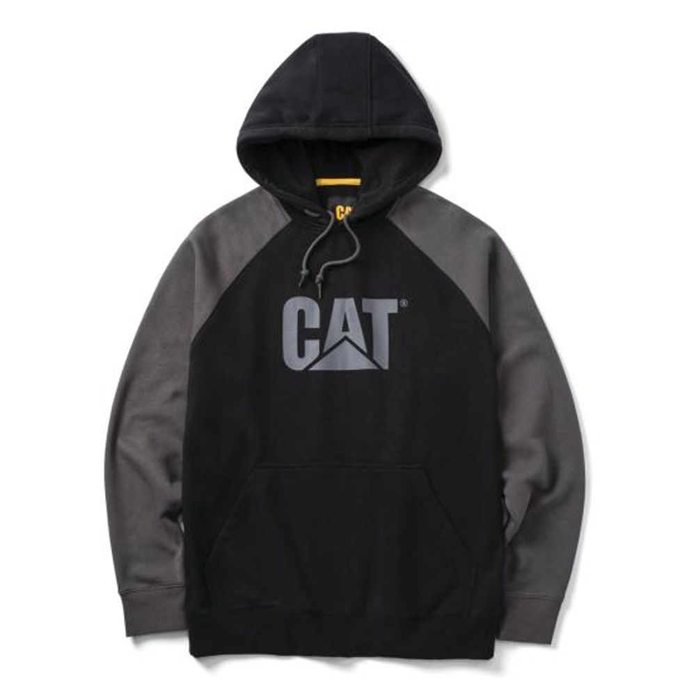 Colorblock Raglan Hooded Sweatshirt  primary image