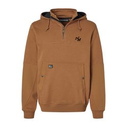 Image of DRI DUCK Mission Quarter-Zip Hooded Pullover