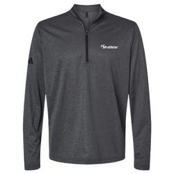 Image of Adidas Space Dyed Quarter-Zip Pullover