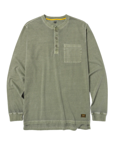 Pigment Dye L/S Henley image thumbnail