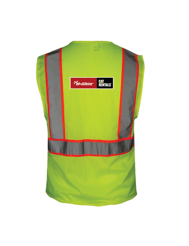 Hi-Vis Economy Safety Vest with Contrasting Hi-Vis image thumbnail