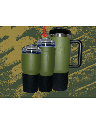 32 Ounce CAT Tumbler  - Olive image thumbnail