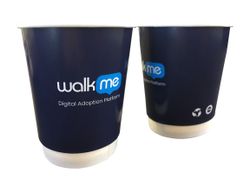 Image of Paper Coffee Cups with Lids 