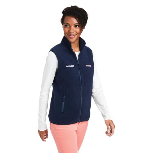 Vineyard Vines Ladies' Harbor Fleece Vest - [OND] image thumbnail