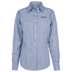 Image of Van Heusen Ladies' Gingham Check Dress Shirt - [OND]