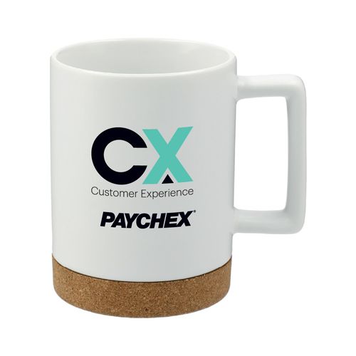 15 Oz. Bates Ceramic Mug w/ Cork Base - [OND] image thumbnail