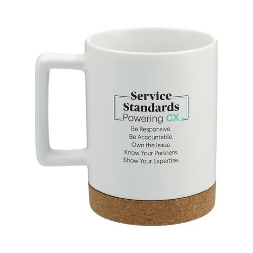 15 Oz. Bates Ceramic Mug w/ Cork Base - [OND] image thumbnail