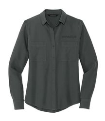 Image of MERCER+METTLE Women's Stretch Crepe Long Sleeve Camp- MM-2013