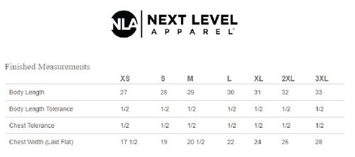 Mens Next Level Sueded Crew- TS-07001M image thumbnail
