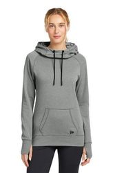 Image of New Era Women's Tri-Blend Fleece Pullover Hoodie. LNEA510