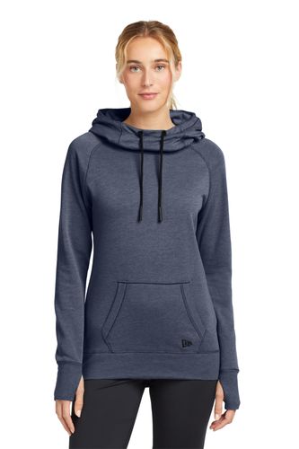 New Era Women's Tri-Blend Fleece Pullover Hoodie. LNEA510 image thumbnail