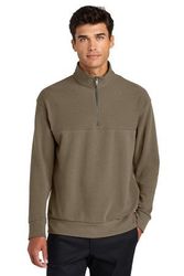 Image of Mercer+Mettle Linear Texture 1/4-Zip MM3040