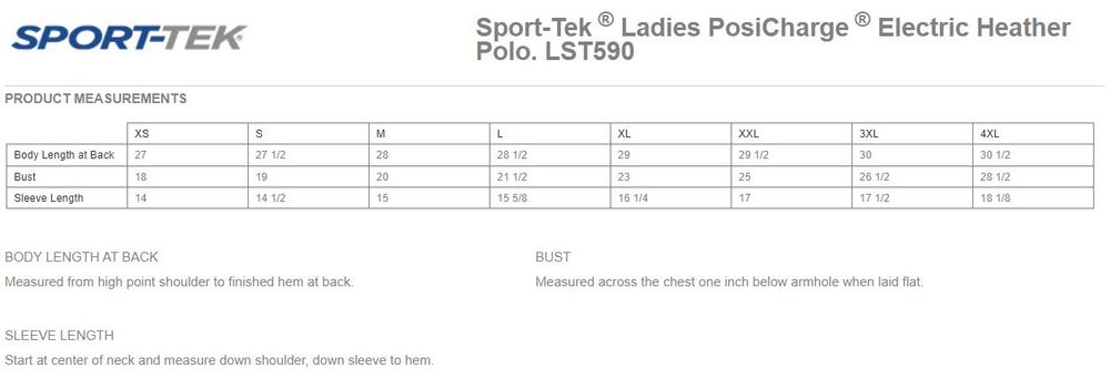 Sport-Tek Ladies PosiCharge Electric Heather Polo. LST590 image thumbnail