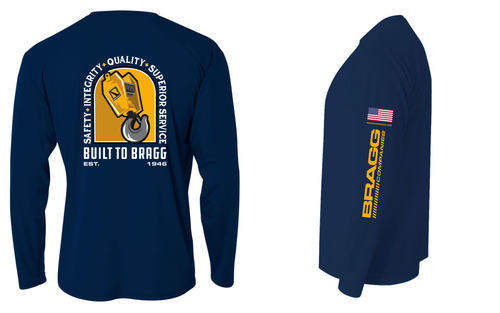 A4 Men's Long Sleeve Cooling Performance Crew Shirt image thumbnail