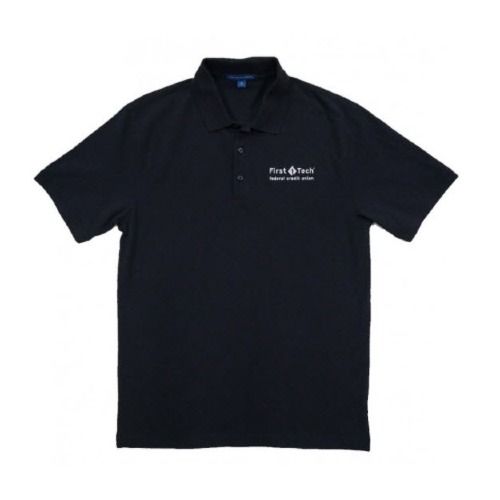 Men's Port Authority Black Polo image thumbnail