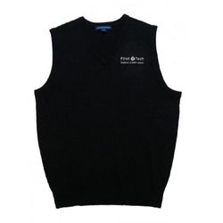 Image of Men's Sleeveless V-Neck Sweater Vest