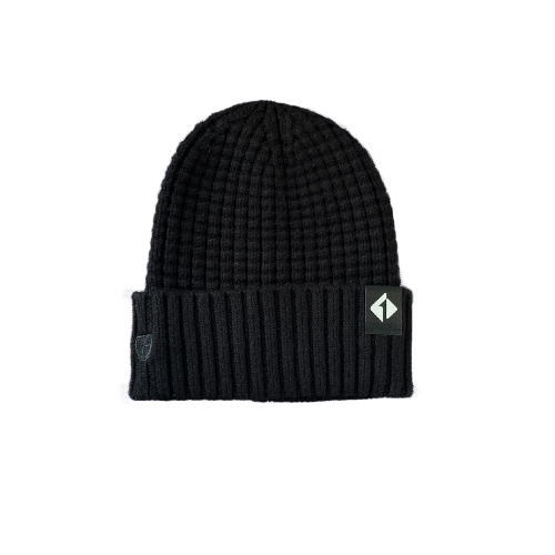 Premium Waffle Knit Beanie with Cuff and First Tech Bug Icon Woven Label image thumbnail