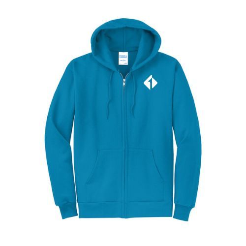 Unisex Fleece Full-Zip Hooded Sweatshirt image thumbnail