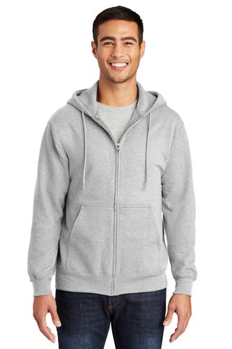 Port & Company® Essential Fleece Full-Zip Hooded Sweatshirt image thumbnail